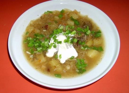 Goat mushroom soup