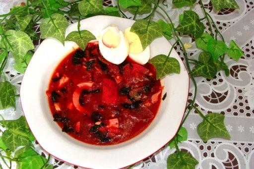 Borscht from nettles