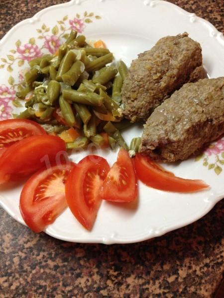 Steamed pumpkin patty for separate meals