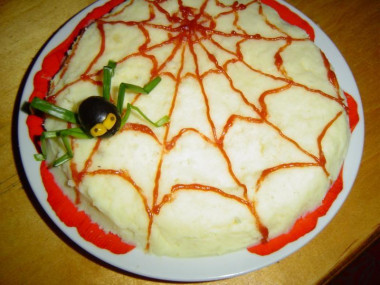 Mashed potatoes Spiders