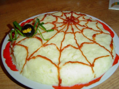 Mashed potatoes Spiders