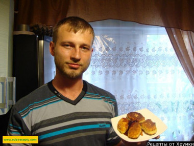 Semolina balls with jelly