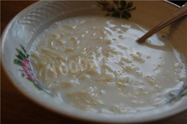 Milk noodles