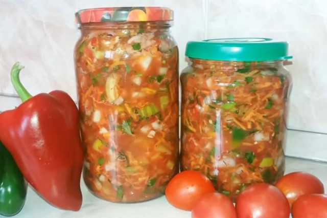 Tomato pepper soup dressing for winter