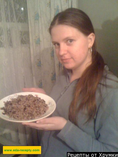 Buckwheat porridge with lean mushrooms