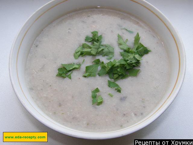 Bean cream soup