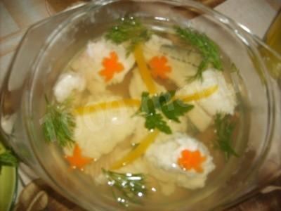 Aspic of fish. Calastudeni