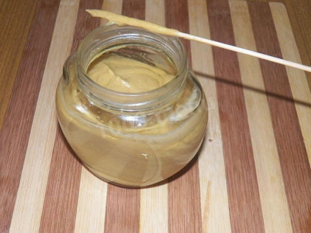 Mustard on cabbage brine from powder