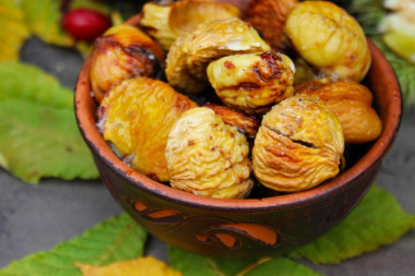 Fried chestnuts