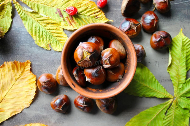 Fried chestnuts