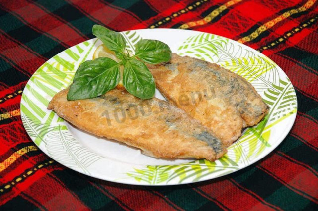 Mackerel fried in batter