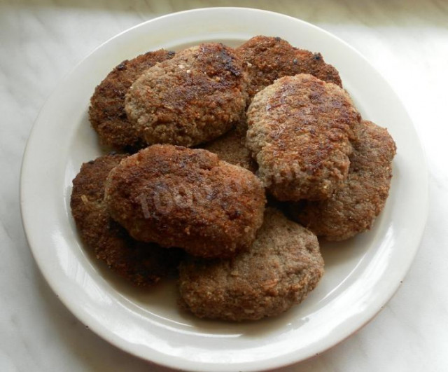 Breaded minced meat patties