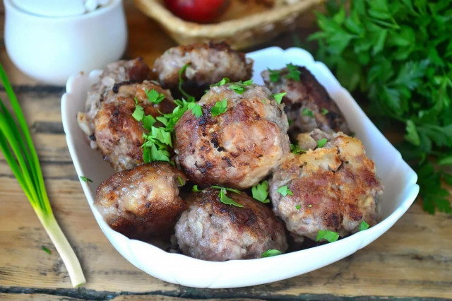 Minced pork cutlets fried