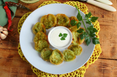 Fried green tomatoes