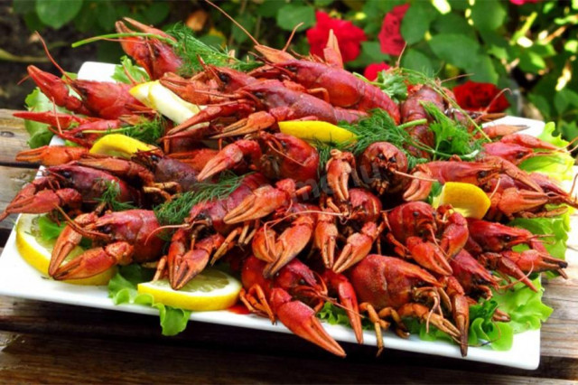 Fried crayfish