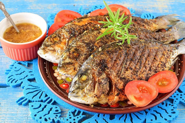 Fried dorada