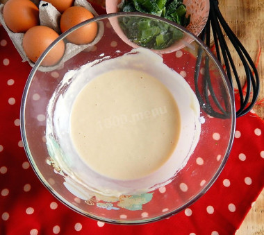 Jelly pie dough on kefir without yeast