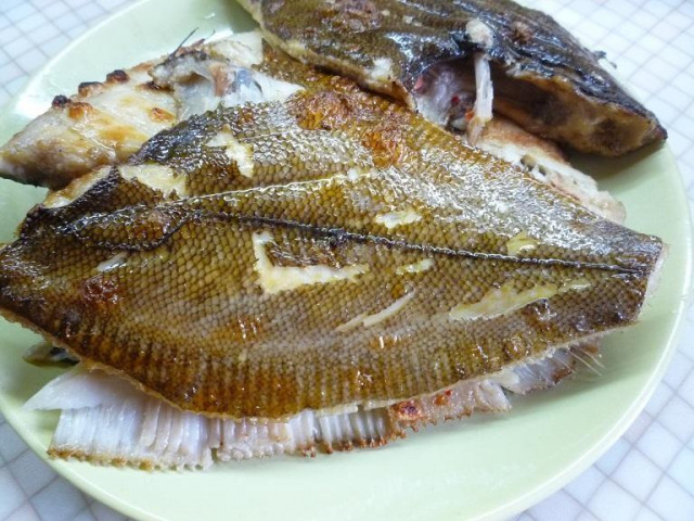 Grilled flounder