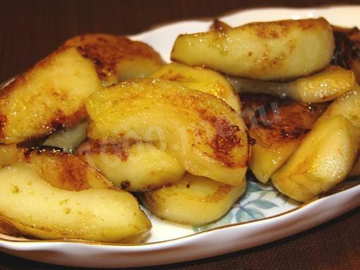 Fried apples