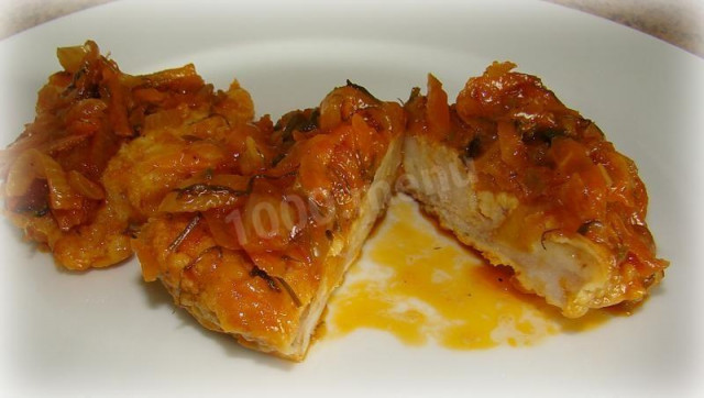 Haddock fish fried in marinade