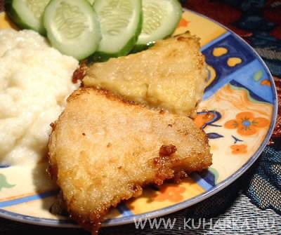 Flounder fried in Korean