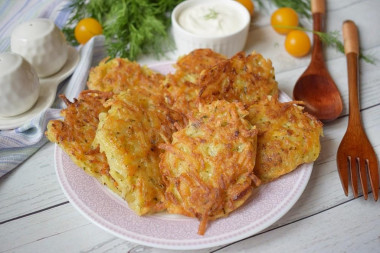 Classic potato pancakes