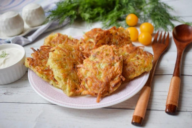 Classic potato pancakes