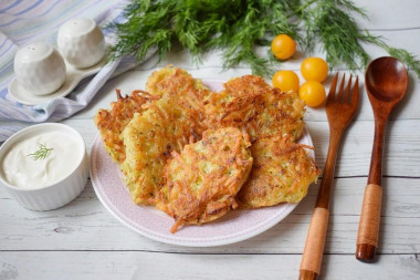 Classic potato pancakes