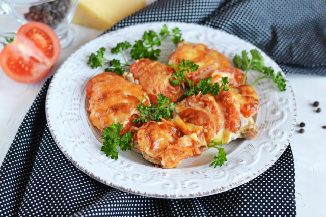 French pork meat with tomatoes