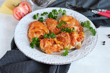 French pork meat with tomatoes