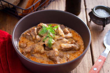 Beef Stroganoff classic