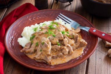 Beef Stroganoff classic