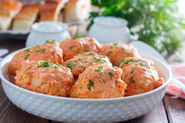 Lazy cabbage rolls with minced meat in a pan with rice