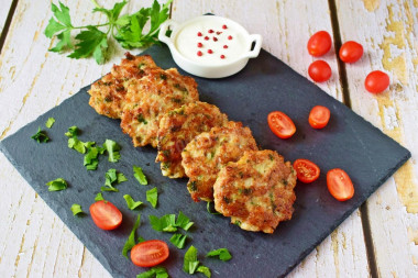 Chopped chicken cutlets