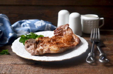 Pork entrecote